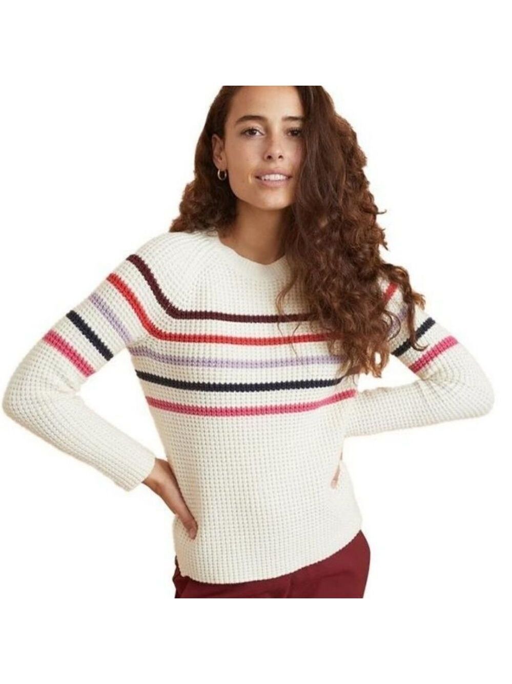 MARINE Layer Delaney Raglan Sweater - Picture 2 of 7